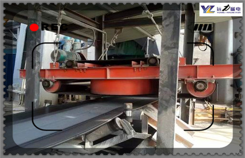 自卸式电磁除铁器，原平RCDD-20自卸式电磁除铁器图片安装工作视频_国家标准_干式轻型原平RCDD-20自卸式电磁除铁器图片型号