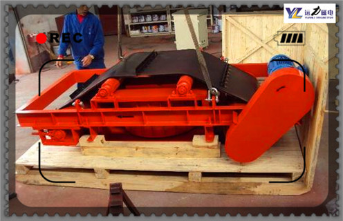 电磁自卸式除铁器，甘肃电磁自卸式除铁器适用范围电流_甘肃电磁自卸式除铁器适用范围厂家配件_型号及工作视频