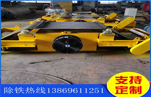 风冷自卸式电磁除铁器，湘潭风冷自卸式电磁除铁器_选型_河北湘潭风冷自卸式电磁除铁器工作原理_价格