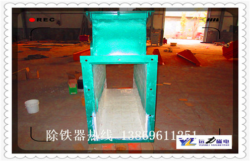 管道永磁除铁器，天津管道式永磁自动除铁器方案_远力四川液体式管道除铁器安装示意图型12000高斯_可定制工作原理_安装示意图 