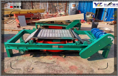 电磁自卸式除铁器，北京电磁自卸式除铁器悬挂式_北京电磁自卸式除铁器悬挂式厂家配件_型号及工作视频 