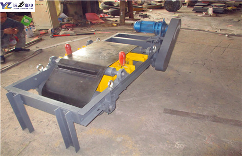 电磁自卸式除铁器，甘肃电磁自卸式除铁器设计_甘肃电磁自卸式除铁器设计厂家配件_型号及工作视频
