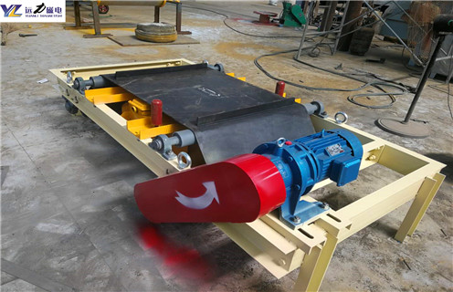 电磁自卸式除铁器，河北电磁自卸式除铁器设计_河北电磁自卸式除铁器厂家配件_型号及工作视频  