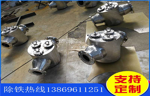 管道永磁除铁器，陕西管道式永磁除铁器_RCYG陕西管道式永磁除铁器水泥造纸厂_管道除铁器图片