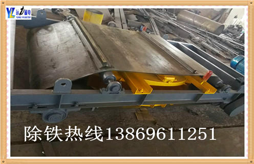 电磁自卸式除铁器，吉林电磁自卸式除铁器悬挂式_吉林电磁自卸式除铁器悬挂式厂家配件_型号及工作视频