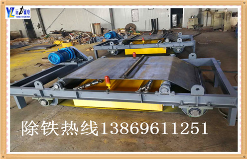 电磁自卸式除铁器，福建电磁自卸式除铁器吸8公斤_福建电磁自卸式除铁器吸8公斤厂家配件_型号及工作视频