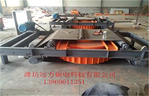 电磁自卸式除铁器，福建电磁自卸式除铁器吸8公斤_福建电磁自卸式除铁器吸8公斤厂家配件_型号及工作视频