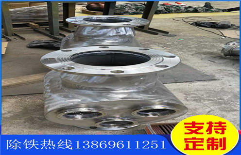 管道除铁器，江西饲料厂管道除铁器_江西饲料厂管道除铁器安装示意图型12000高斯_工作原理